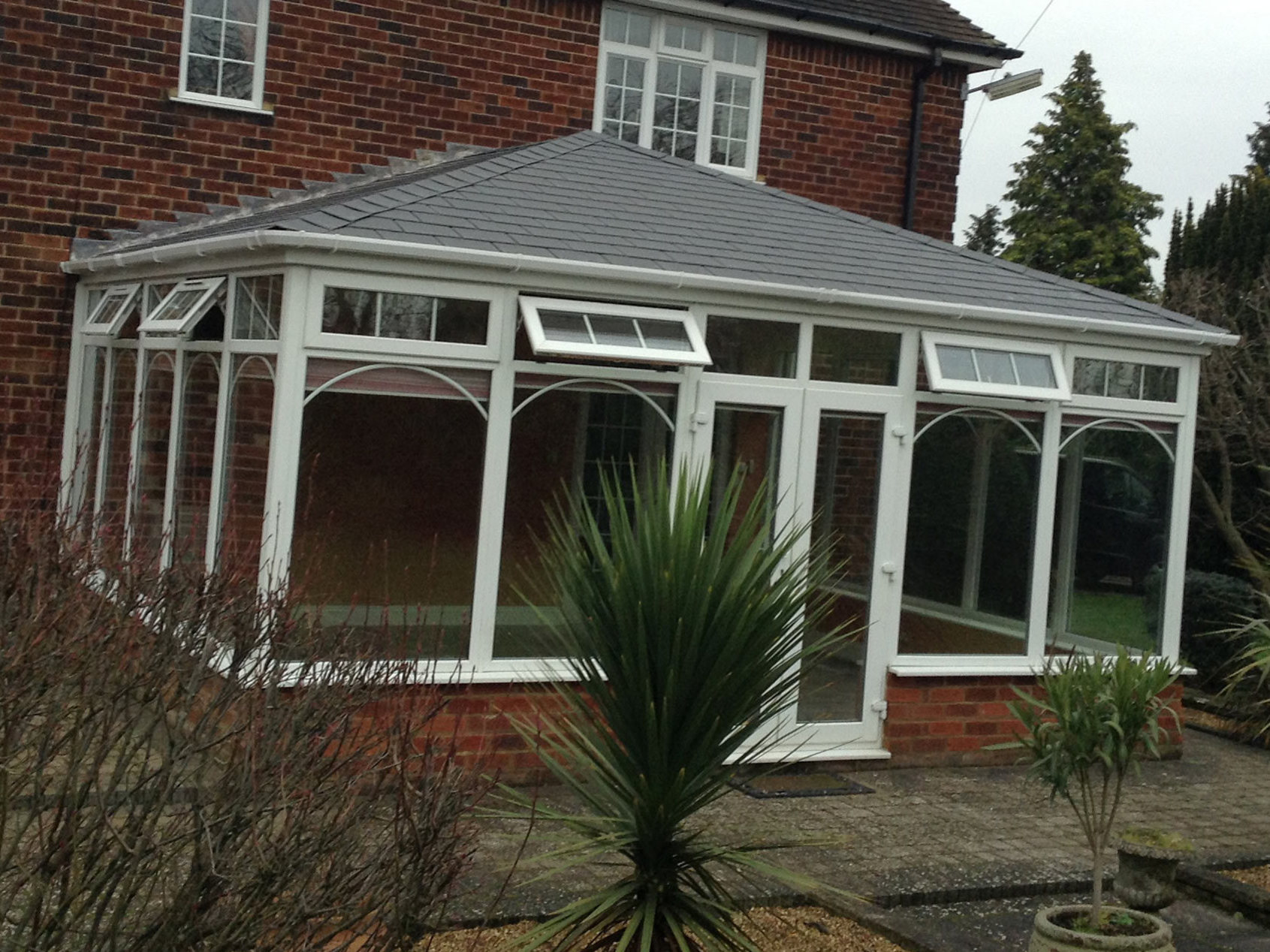 Edwardian solid roof conservatory, Northampton