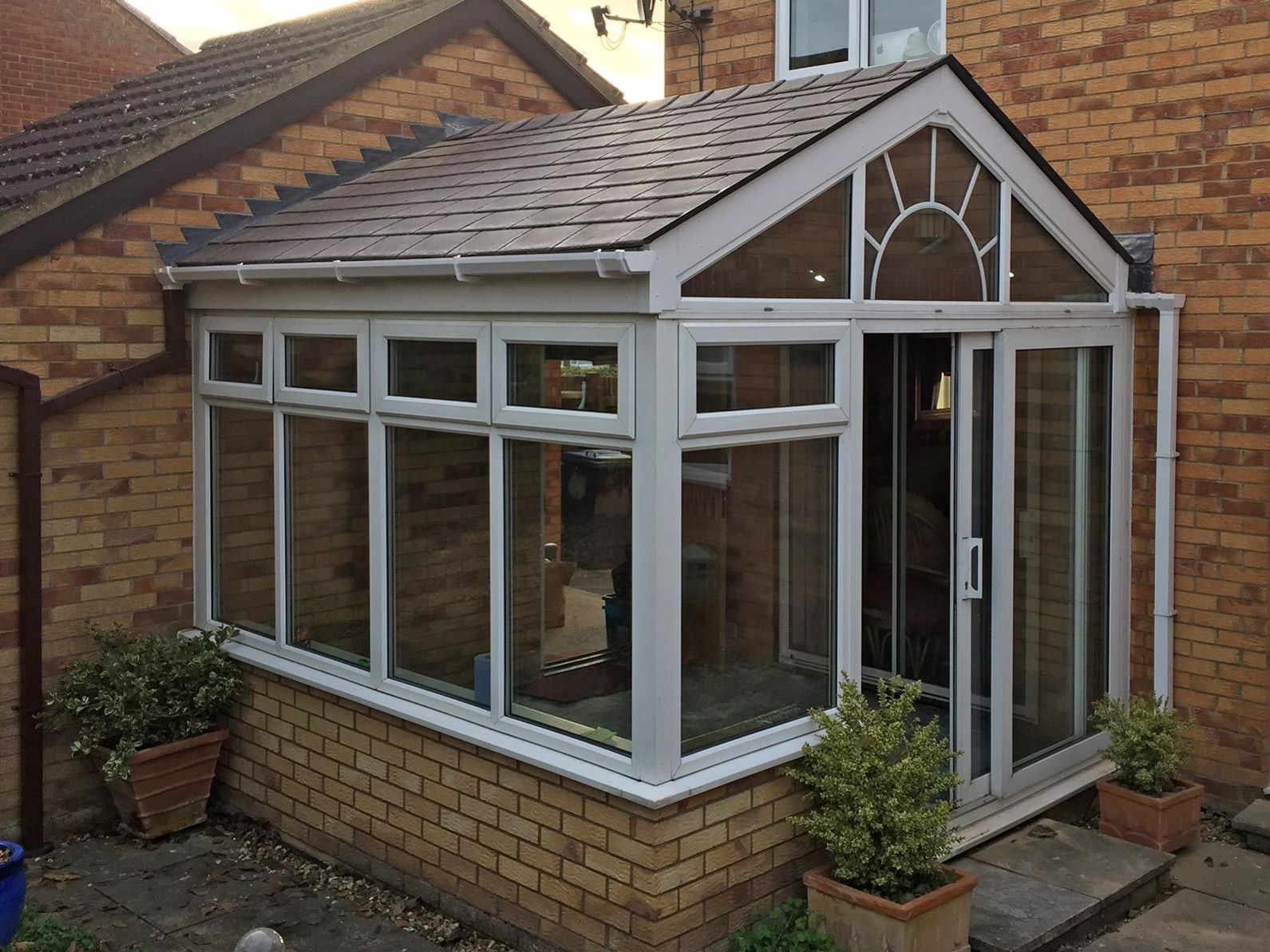 Gable fronted conservatory roof Northamptonshire
