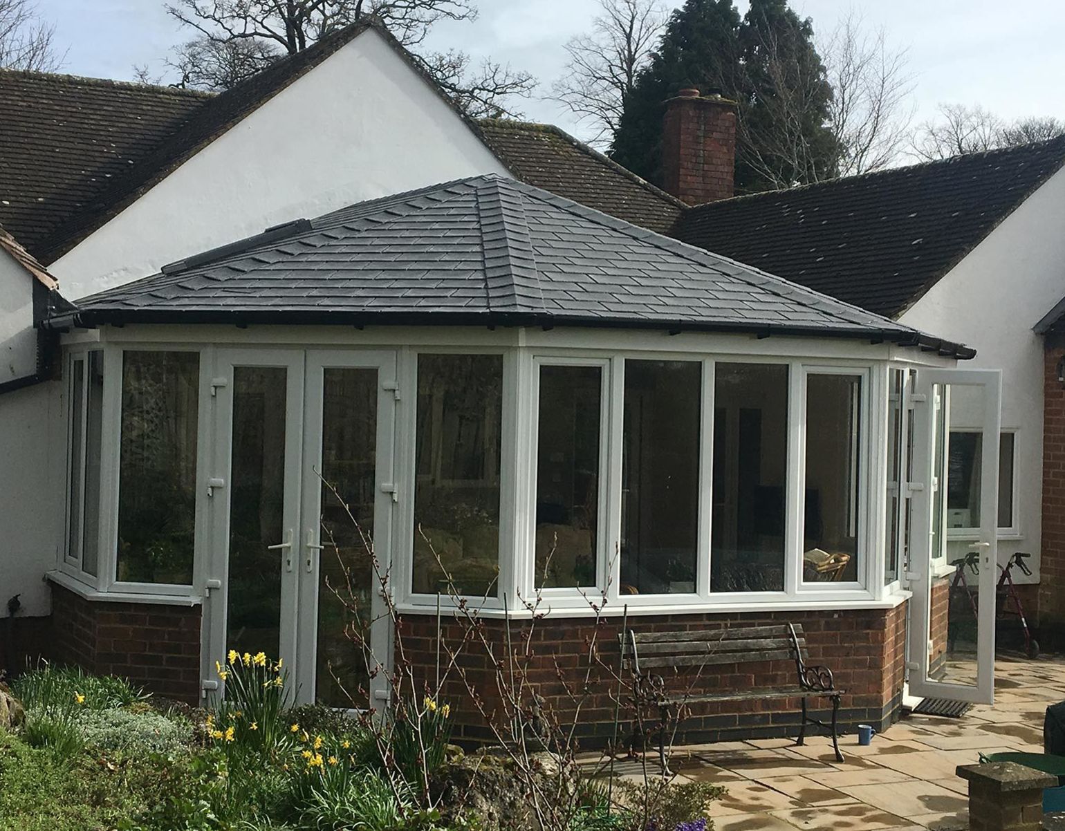 Replacing a conservatory roof